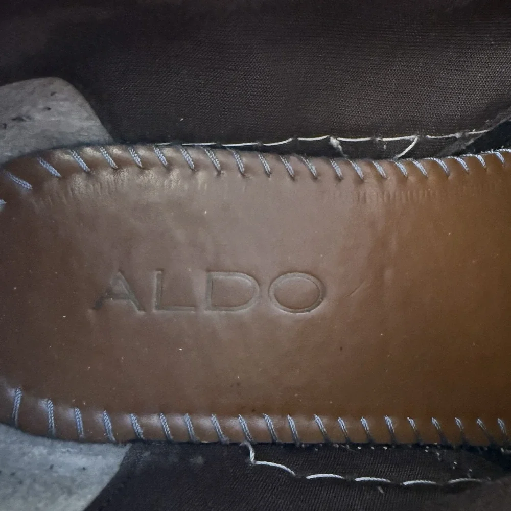 ALDO Men's Chestnut Suede Chukka Mid Top Casual Shoes‎ Size 9